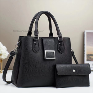 Newest Sequin Leather 2 Pieces Set Luxury Designer High Quality Fashion Women's Handbags for Women Ladies Large <b>Purses</b> - Product Image 1