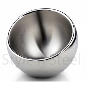 Cuenco de doble pared de acero inoxidable, juego de cuencos de mezcla, doble pared, Europa, venta al por mayor - Product Image 1