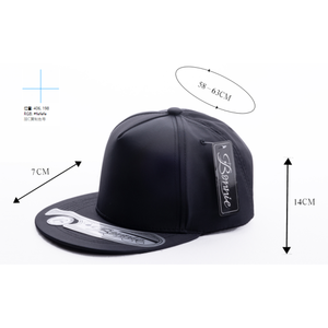 Gorra de Béisbol Bernie de Visera Plana, 6 Paneles, Ajustable, Unisex, para Adultos, Color Sólido, Estilo Urbano, Informal, 58-63 cm, 100% Poliéster Lona - Product Image 1