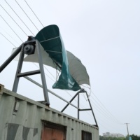 Éolienne à axe vertical en spirale de 3 kW 48 V, générateur triphasé à aimants permanents, protection IP54