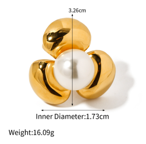 ステンレス鋼ダイヤモンドリング誇張されたハイエンドリングチタン鋼リンググローバルボーダージュエリー - Product Image 4