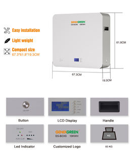 ジェニックスグリーン 10kwh ソーラーホームバッテリー リチウムイオンディープソーラーバッテリー <span class=keywords><strong>48v</strong></span> 200ah 300ah 320ah 400ah <span class=keywords><strong>500ah</strong></span> リチウムイオンバッテリー - Product Image 5