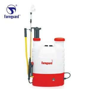 4.2 Gallon Battery Powered Backpack Sprayer heavy duty pump electric +hand 2 in 1 Sprayer with Long Battery Life