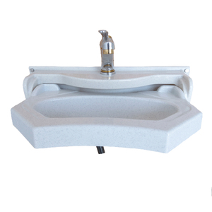 Gran oferta, lavabo blanco <span class=keywords><strong>RV</strong></span> cubierto <span class=keywords><strong>de</strong></span> acrílico, lavabo plegable ligero para autocaravana Y551, lavabo plegable blanco para lavado <span class=keywords><strong>RV</strong></span> - Product Image 2