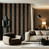 Panel de Pared 3D PS Moderno de Alta Calidad, Sistema de Revestimiento de Paredes Interiores, Revestimiento Decorativo para Espacios Comerciales y Villas