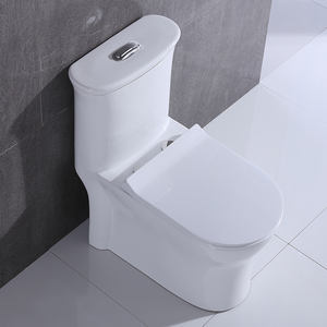 WC monobloc en céramique pour salle de bain, style Amérique latine - Product Image 2