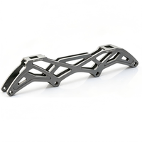 Cadre de patins à roulettes de vitesse en aluminium CNC de précision 4x90/100/110mm, fabriqué en Chine