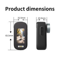 Mini caméra sportive WiFi 4K, caméra de moto, caméra de vélo, enregistreur DV étanche, attraction magnétique, caméra portable de plein air, petite caméra vidéo
