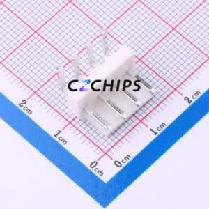 X9396WR-04A-N0SN Wire-to-Board Pin Header Bent Lead Through Hole,P=3.96mm Connector 1x4P 3.96mm Right Angle Insert 4P - Product Image 1