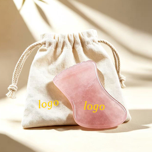 Nouvel outil de massage Gua Sha en quartz rose, masseur facial en quartz rose, <span class=keywords><strong>yoga</strong></span> facial <span class=keywords><strong>pour</strong></span> SPA, petite taille, facile à transporter - Product Image 5