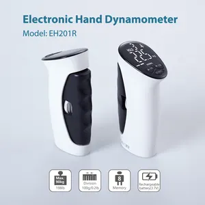 Dinamometer tangan elektronik isi ulang daya, perangkat olahraga pengukur kekuatan tangan Digital, pegangan tangan, pelatih pegangan penguat