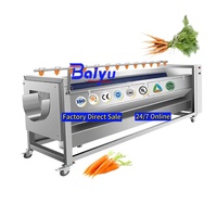Machine à éplucher les fruits et légumes Baiyu pour éplucher les carottes, les pommes de terre, le gingembre et le manioc