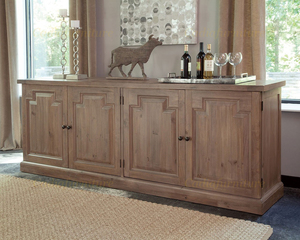 Moderno americano tradizionale tavolo da pranzo in legno massello con sedie rotonde mobili classici per la casa - Product Image 4