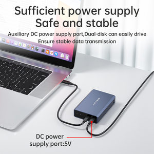 Acasis đĩa cứng hộp SDD HDD bao vây RAID Tủ USB 3.0 kép đĩa bên ngoài <span class=keywords><strong>2.5</strong></span> inch "hỗ trợ <span class=keywords><strong>Sata</strong></span> & 12TB - Product Image 2