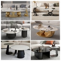 Mesa de Centro Moderna de Vidrio Negro y Dorado, Extensible, para Hogar, Restaurante, Vestíbulo de Hotel, Comedor, Material Metálico Duradero