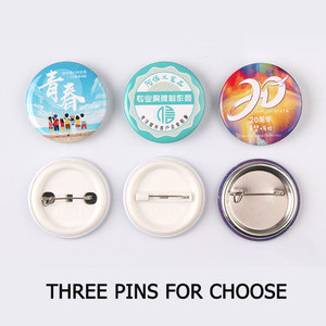 Huy hiệu nút kim loại tròn với chân dưới thiếc 6 kích cỡ để lựa chọn tùy chỉnh cắt chết in Quà Tặng theo chủ đề logo <span class=keywords><strong>1</strong></span> gói - Product Image 4