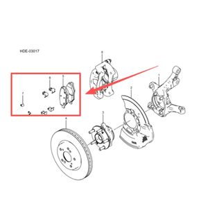 <span class=keywords><strong>Plaquettes</strong></span> de frein en céramique silencieuses les plus vendues et rentables pour Geely Auto Parts Xingyue Xingrui Boyue Borui GX3 Pro Parts - Product Image 2