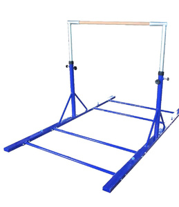 Barre de gymnastique réglable en hauteur, mobile, en acier et caoutchouc durable, pour entraînement à domicile, équipement de gymnastique pour enfants et filles, marque <span class=keywords><strong>WECARE</strong></span> - Product Image 1