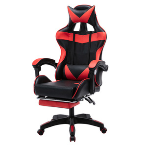 Silla ergonómica de Gaming <span class=keywords><strong>para</strong></span> <span class=keywords><strong>niñas</strong></span> y mujeres, sillón de <span class=keywords><strong>escritorio</strong></span> con soporte Lumbar, abatible hacia arriba, brazos, reposacabezas de cuero PU - Product Image 5