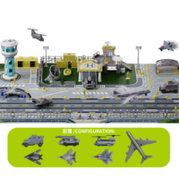 Modèle de jouet de base militaire de simulation pour garçons 2025, jouet éducatif, modèle de jouet de parking pour hélicoptère militaire