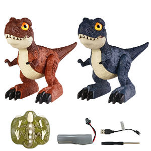 Robot dinosaure télécommandé 2,4 GHz à 4 canaux avec LED, détection tactile, pulvérisation de lumière, portée de 30 m et câble USB – Vente en gros - Product Image 2