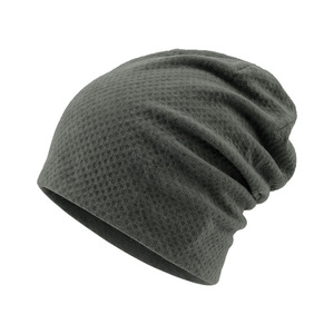 Stack Hat Honeycomb Fleece Beanie Women Postpartum Care Warm Foldable Maternity Style 307 - Product Image 1