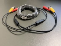 Venta caliente 5m 10m 15M 20M 30m 40M 50m BNC + DC Cable de extensión utilizado para cámara de sistema de seguridad CCTV DVR video