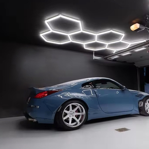 Luci di lavoro a Led esagonale a nido d'ape per auto 220v collegabili per autosalone stazione di bellezza cura luci di dettaglio - Product Image 4