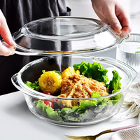 Plat à gâteau ovale en verre résistant à la chaleur, compatible lave-vaisselle, pour la cuisine à domicile et le four