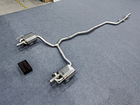 Système d'échappement Catback en acier inoxydable de haute qualité soudé TIG pour Mercedes-Benz C300/C200/C250/C260 W205 W206 Valve d'échappement