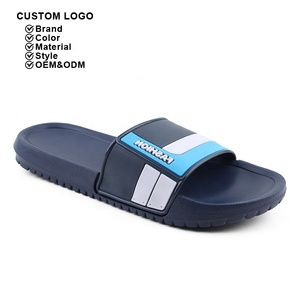 Bán Buôn Biểu Tượng Tùy Chỉnh Thanh Trượt Người Đàn Ông Giá Rẻ Thiết Kế In Dày Duy Nhất Không-Trượt Trượt Người Đàn Ông Mùa Hè Bãi Biển Nhà Dép Đi Trong Nhà Slide - Product Image 3