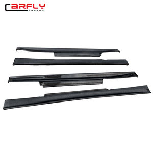 Estilo ZELE para Nissan GTR R35 Extensiones de faldas laterales de fibra de carbono completas Fit 2008-2024 - Product Image 4