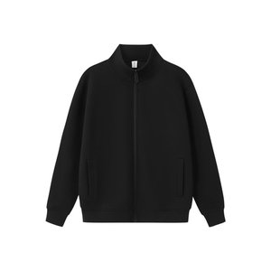 2025 Style américain hommes haut de haute qualité confortable vêtements de sport décontractés fermeture éclair luxe neutre épais couleur unie vêtement teint - Product Image 4