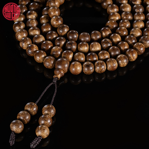 Elite Agarwood Rosary 108 Beads 8mm Dark Agarwood Oil Rich Beads Refined Luxury Meditation Jewelry - Product Image 3