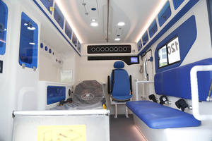 Great Wall POER Manual mobil Euro 5 kendaraan ambulans tangan kiri kondisi baru pemantau ICU Diesel Off-Road pertolongan pertama putih + merah - Product Image 4