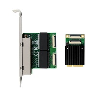 Carte réseau serveur Gigabit Ethernet interne à quatre ports WINTEK Mini PCIe I350A