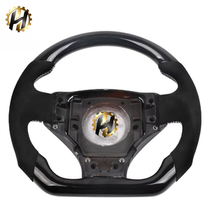 Volant de luxe personnalisé HZ Aston DB5 DB6 DB7 DB11 DB9 V8 en fibre de carbone avec LED et poignée de 35 mm - Product Image 4