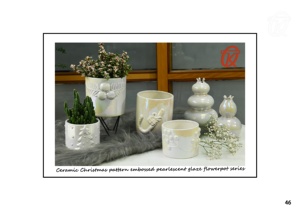 Pot de fleurs moderne en porcelaine blanche pour la maison, pour les succulentes et la décoration de jardin - Product Image 5