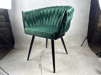 Fauteuils de salle à manger modernes en velours, chaises de salle à manger pour la maison, la cuisine, le restaurant, l'hôtel, le salon, la chambre à coucher, meubles