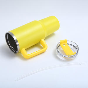 แก้วทัมเบลอร์ทรงเป๊ปซี่สีเขียวแบบยุโรปแก้วน้ำพกพา40oz พร้อมที่จับ - Product Image 5