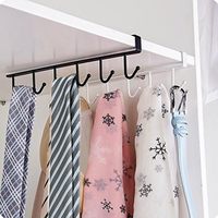 Support adhésif sans clou pour tasses à café, ustensiles de cuisine, crochets pour tasses en métal et fer sous l'armoire