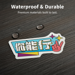 Custom die-cut stickers UV resistant waterproof eco-friendly PVC cartoon designs durable glossy laminated decorative stickers - Product Image 5