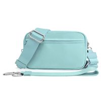 2025 nouvelle arrivée mains libres Portable Nylon à carreaux carte de crédit bracelet portefeuille bandoulière téléphone portable sac RFID sac à main portefeuille