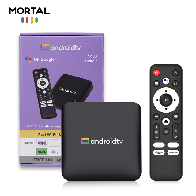 TV stick Factory Direct B1 Android TV BOX Quad-Core Cortex A53 Support 4K Video 8GB RAM 128GB ROM for Google TV Multi-language Amlogic