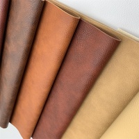 Tissu en cuir Pu pour canapé meubles tissu Polyester support tissu Faux cuir 1.20mm