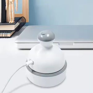 Masajeador de cabeza eléctrico portátil con cinco cabezales de masaje, masajeador de cuero cabelludo y facial de ABS+silicona para promover el crecimiento del cabello - Product Image 6