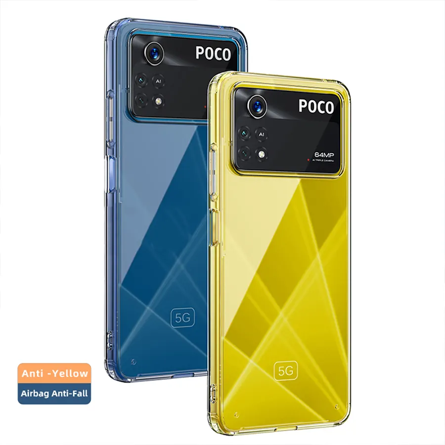 Germany Bayer Material Crystal Clear Soft Case for Xiaomi Poco X4 Pro 5G