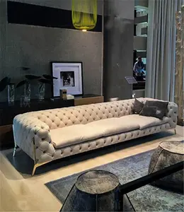 OE-FASHION sofá de terciopelo de madera simple opcional fabricante de china de la tela de la casa de moda muebles de sofá de 3 plazas