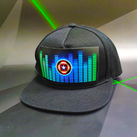 Gorro Inteligente con Pantalla LED Desmontable, Ajustable y Activado por Sonido