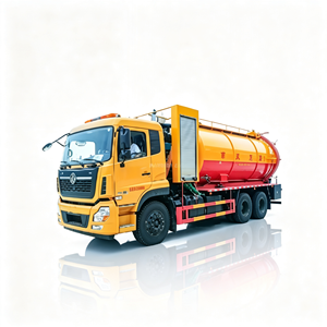 รถดูดสิ่งปฏิกูลแบบดูดฝุ่นอุตสาหกรรม 6x4 16 ลูกบาศก์เมตร ยี่ห้อ Dongfeng รุ่น Clw Customized สำหรับงานสุขาภิบาลในเมือง จัดจำหน่ายทั่วโลก - Product Image 1